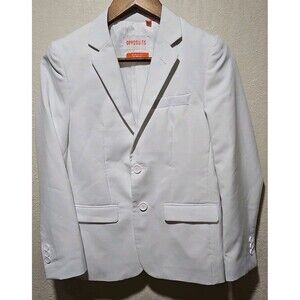 Opposuits Youth Size 14Y White Suit Coat Jacket Blazer